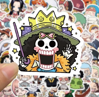 10/30/50/100pcs Anime ONE PIECE Luffy Gear Fifth Chibi Stickers Kawaii Kids Cartoon Decoration Decals Waterproof DIY Sticker Toy